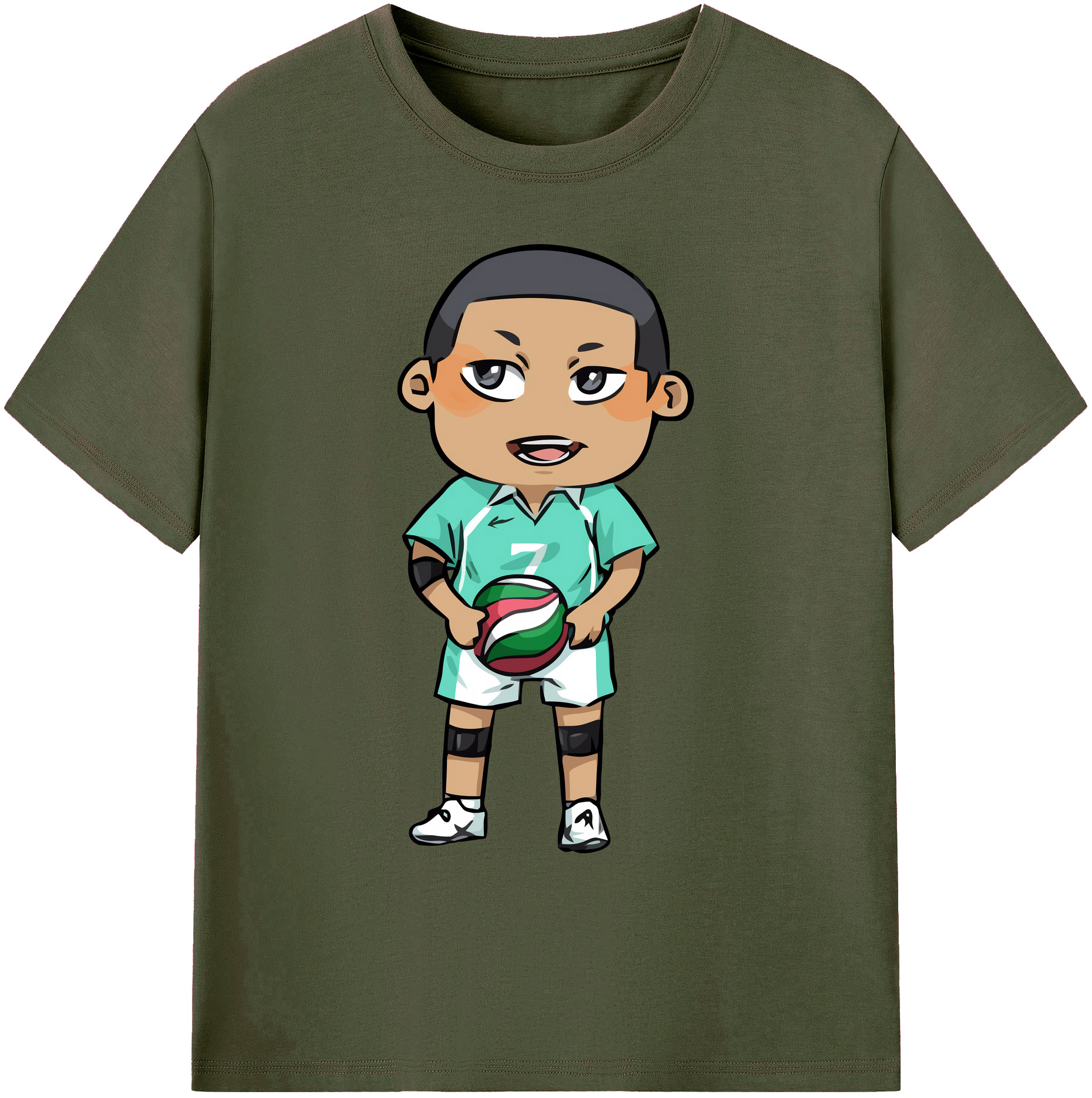 （画像用） ハイキュー!! Haikyu!! 綿100％ メンズ半袖Tシャツ｜肌触りやわらか＆通気性